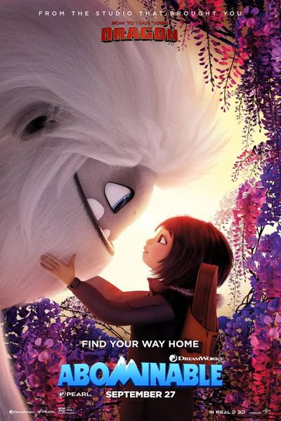 Poster of Abominable 2019 Full English Free Download Watch Online In HD Movie Download 720p HDCAM