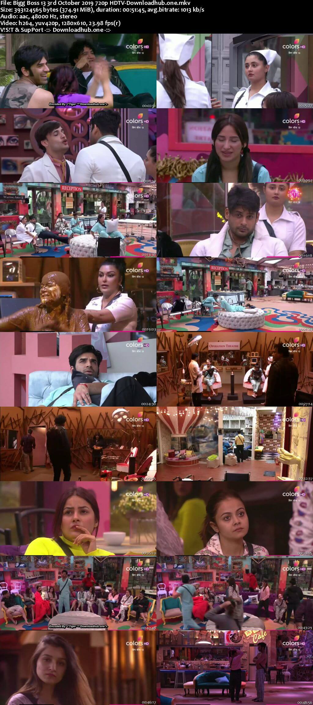 Bigg Boss 13 03 October 2019 Episode 04 HDTV 720p 480p