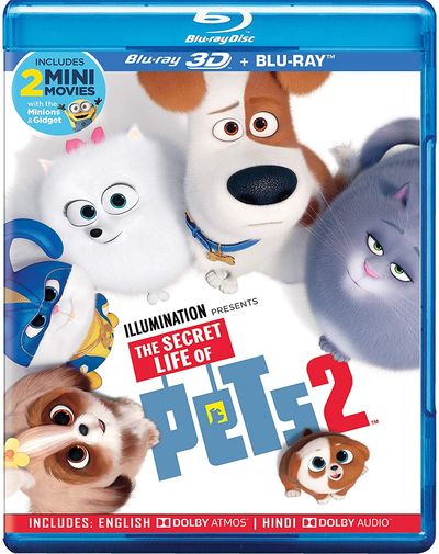 Poster of The Secret Life of Pets 2 2019 Full Hindi Dual Audio Movie Download BluRay 480p