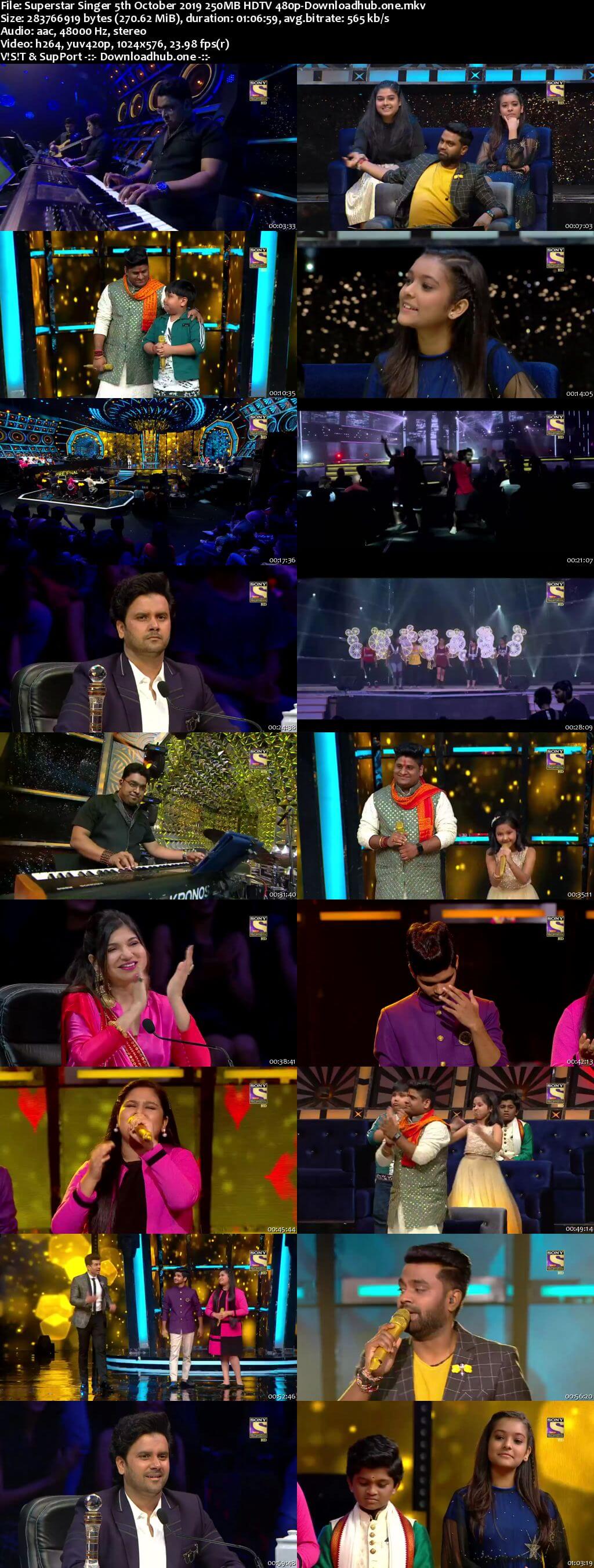 Superstar Singer 05 October 2019 Episode 29 HDTV 480p