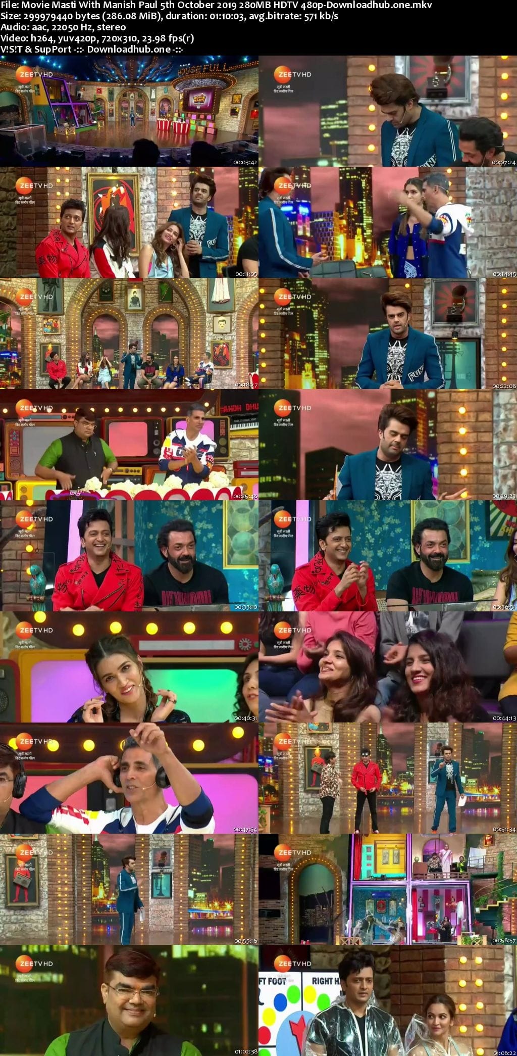 Movie Masti With Manish Paul 05 October 2019 Episode 01 HDTV 480p