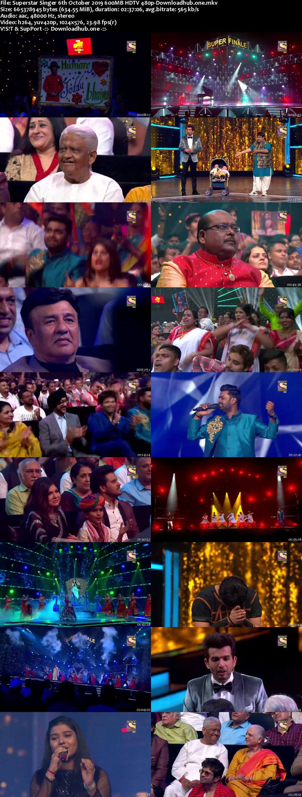 Superstar Singer 06 October 2019 Super Finale Episode HDTV 480p