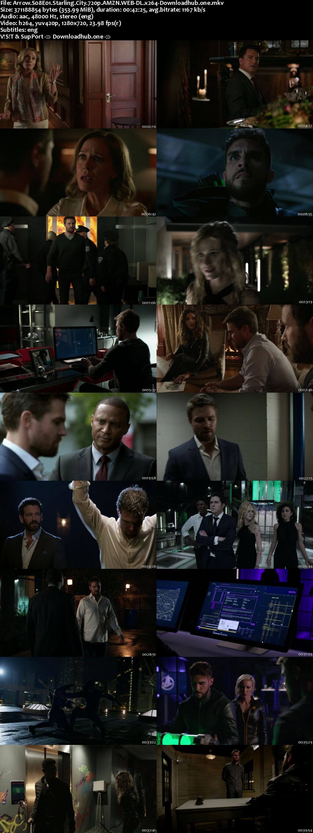 Arrow S08E01 350MB AMZN WEB-DL 720p ESubs