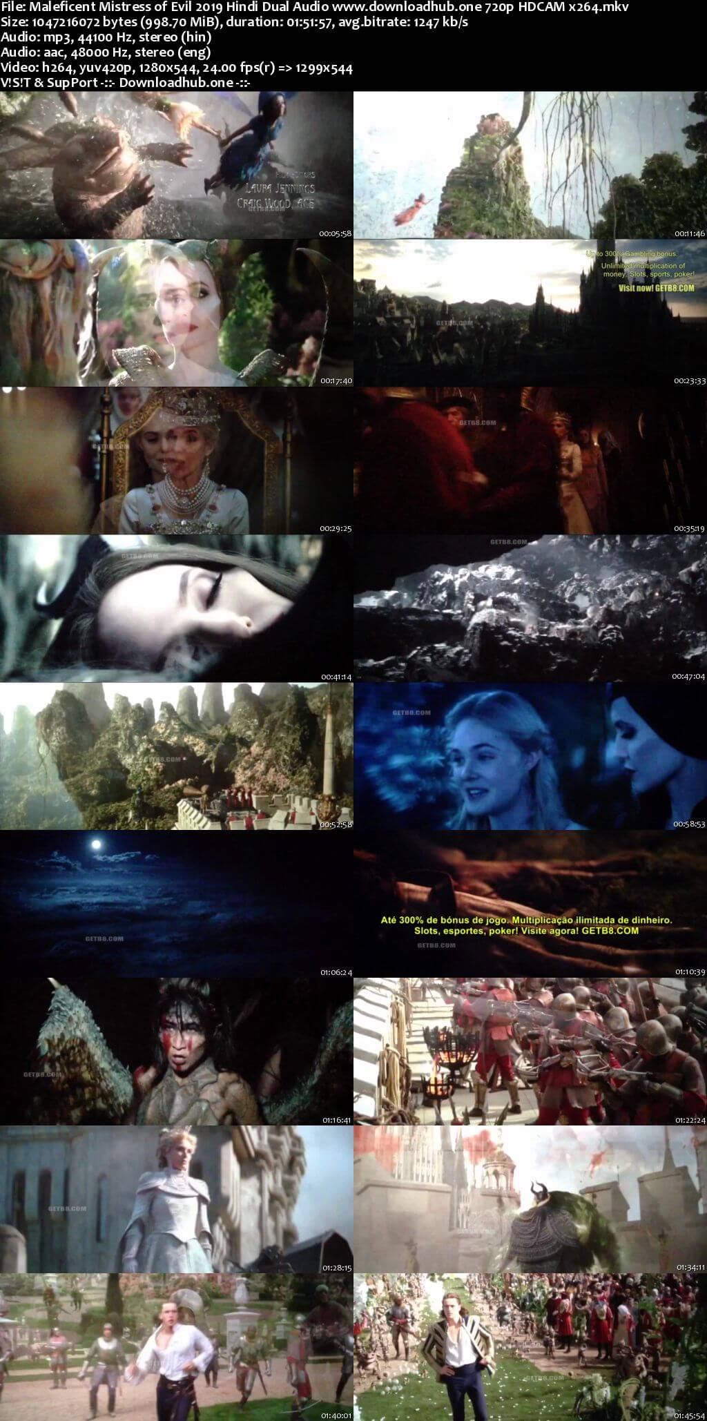 Maleficent Mistress of Evil 2019 Hindi Dual Audio 720p HDCAM x264