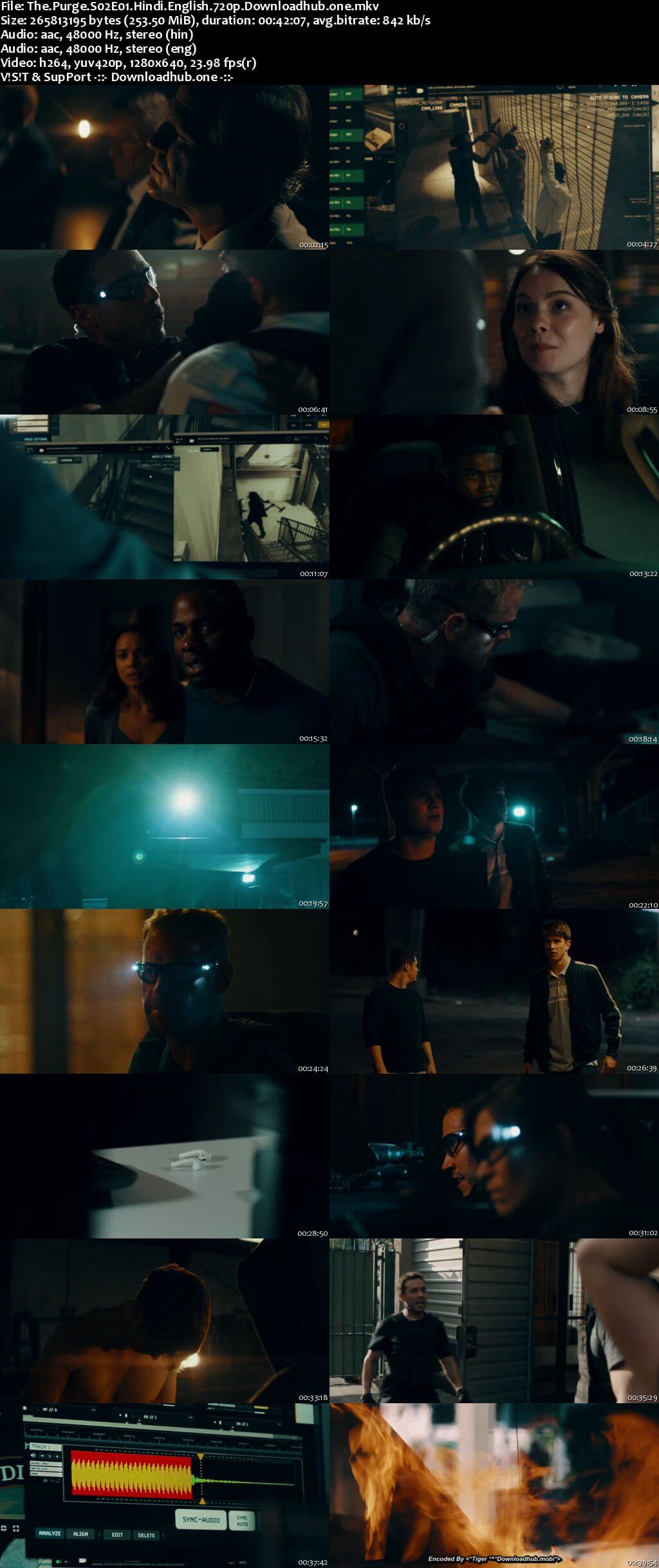 The Purge S02 Complete Hindi Dual Audio 720p Web-DL MSubs