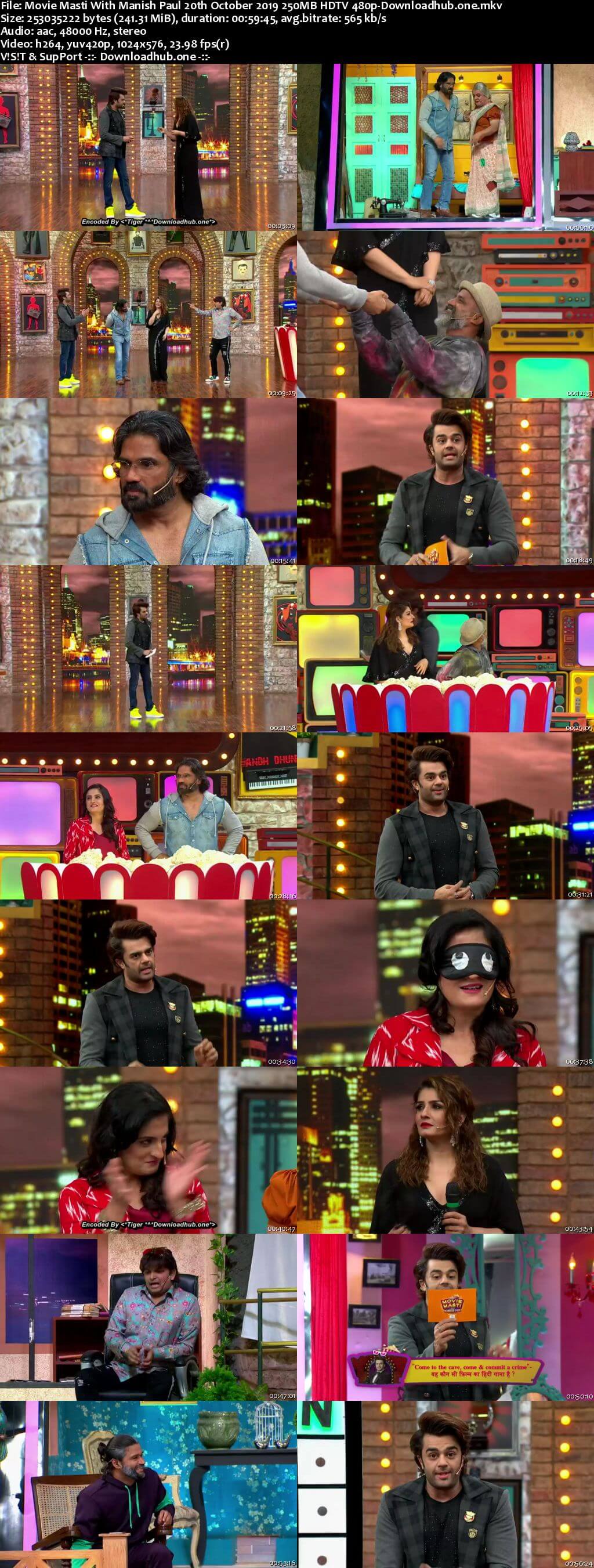 Movie Masti With Manish Paul 20 October 2019 Episode 06 HDTV 480p