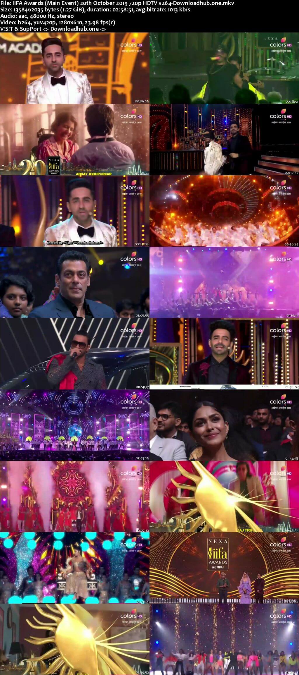 IIFA Awards (Main Event) 20th October 2019 720p HDTV x264