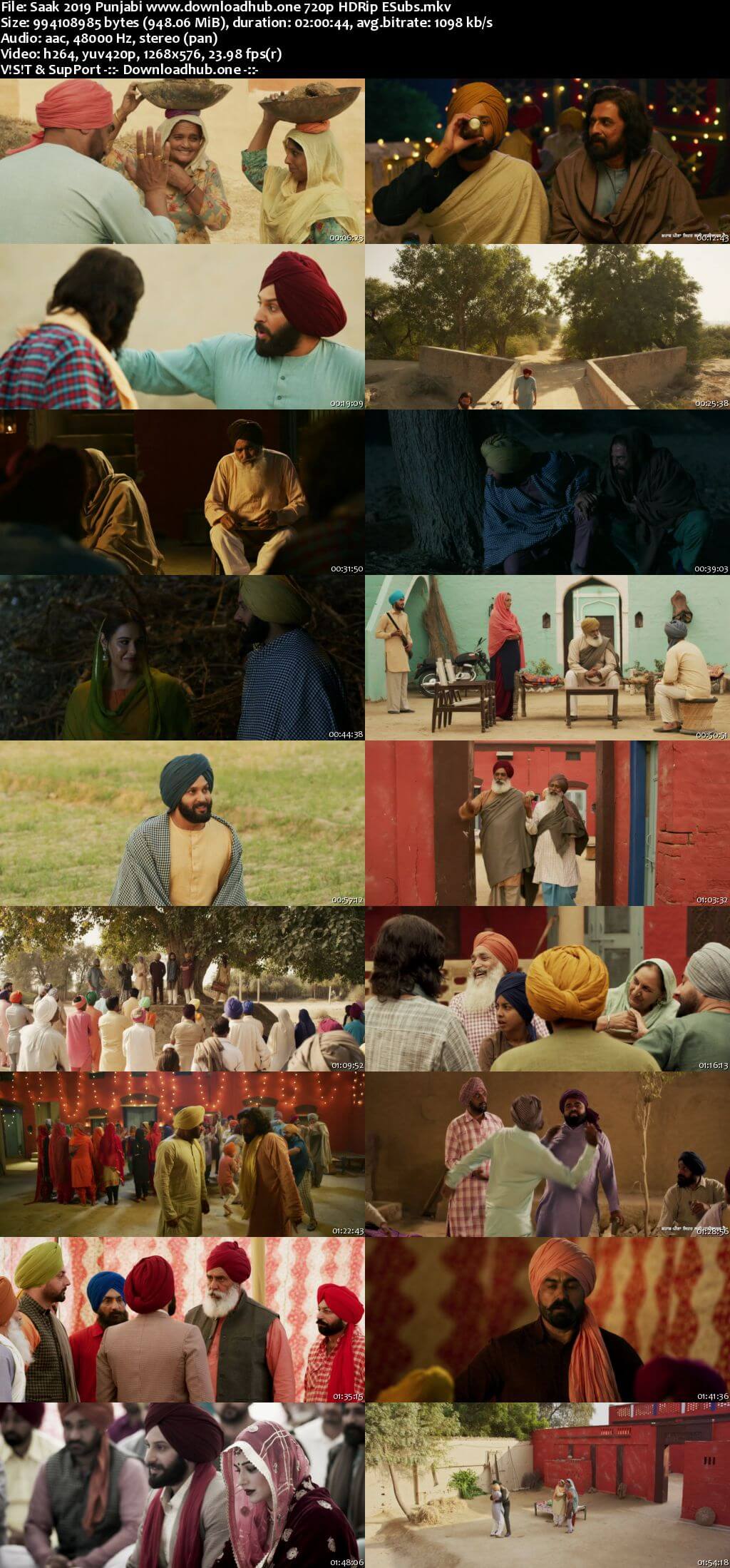 Saak 2019 Punjabi 720p HDRip ESubs