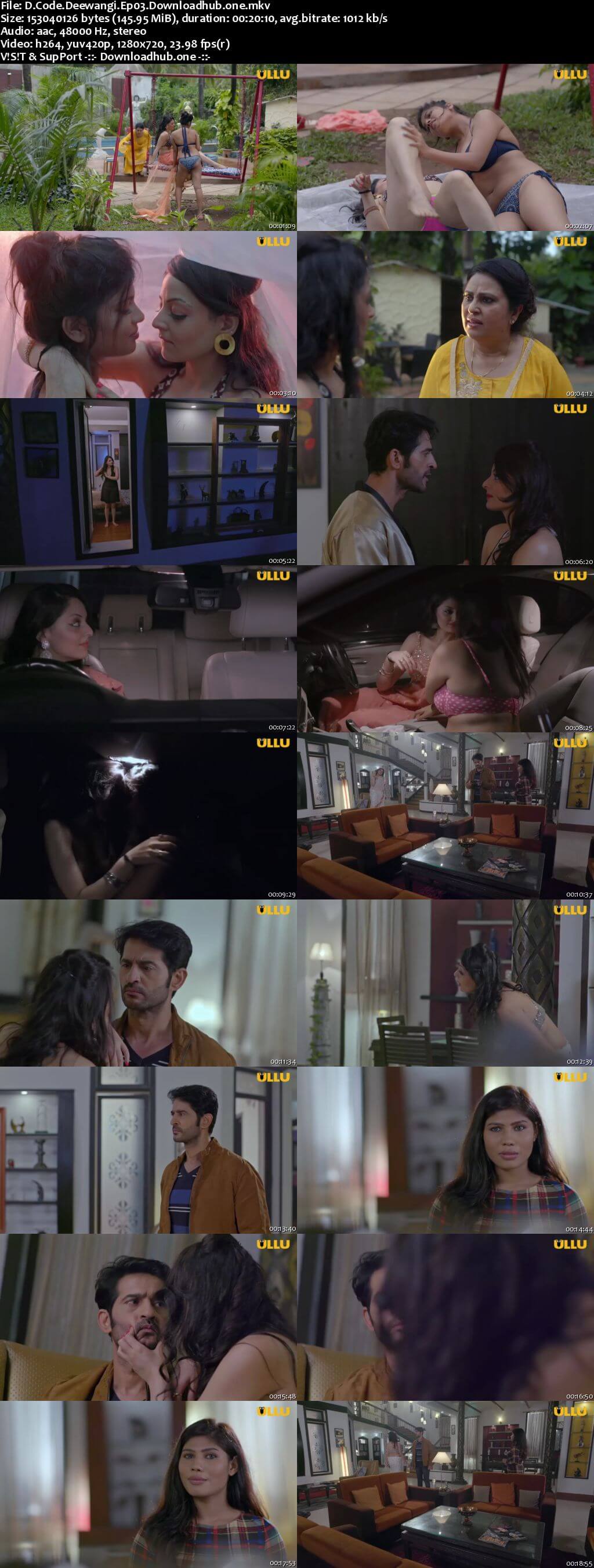 D-Code (Deewangi) 2019 Hindi S01 ULLU WEB Series Complete 720p HDRip x264