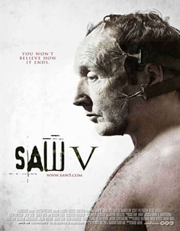 Saw V 2008 Hindi Dual Audio BRRip Full Movie 300mb Download