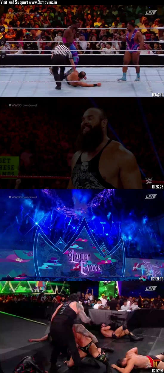 WWE Crown Jewel 2019 PPV WEBRip 720p 480p x264 850MB