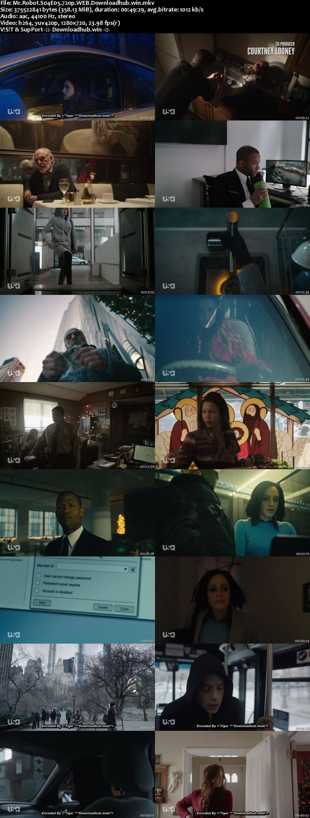 Mr Robot S04E05 350MB WEB-DL 720p x264