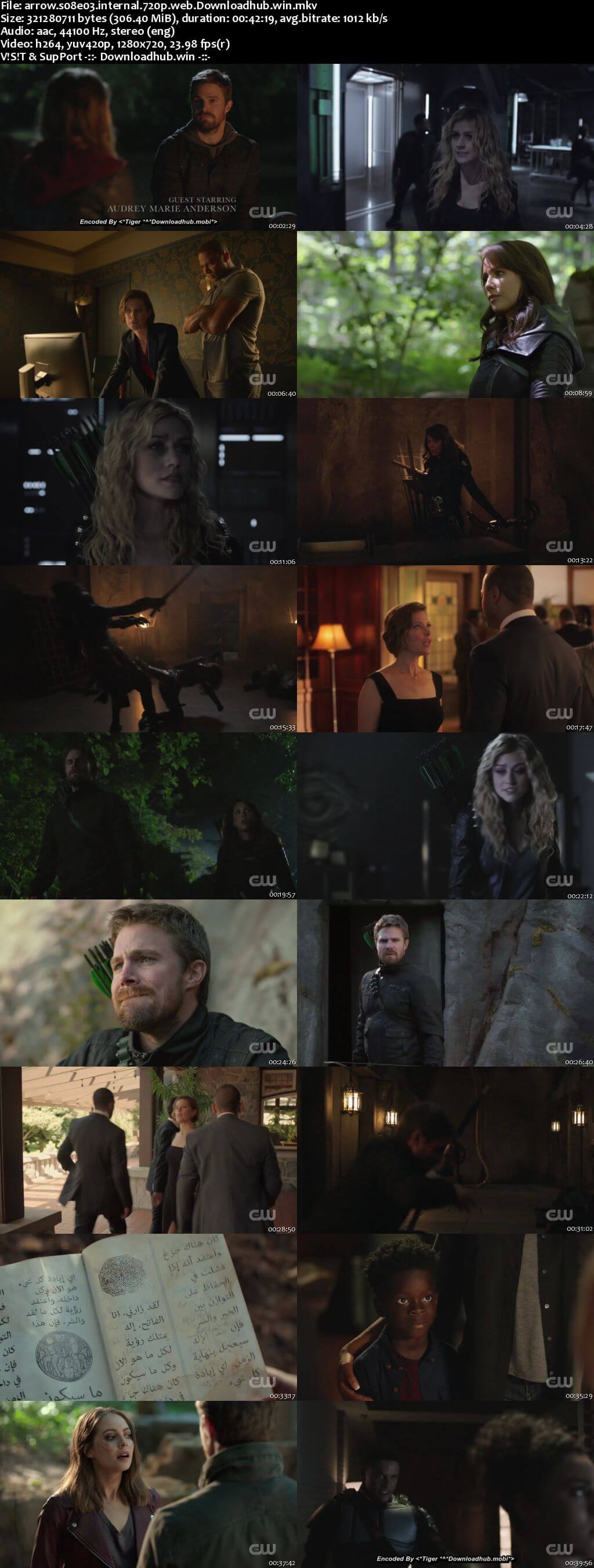 Arrow S08E03 300MB WEB-DL 720p ESubs