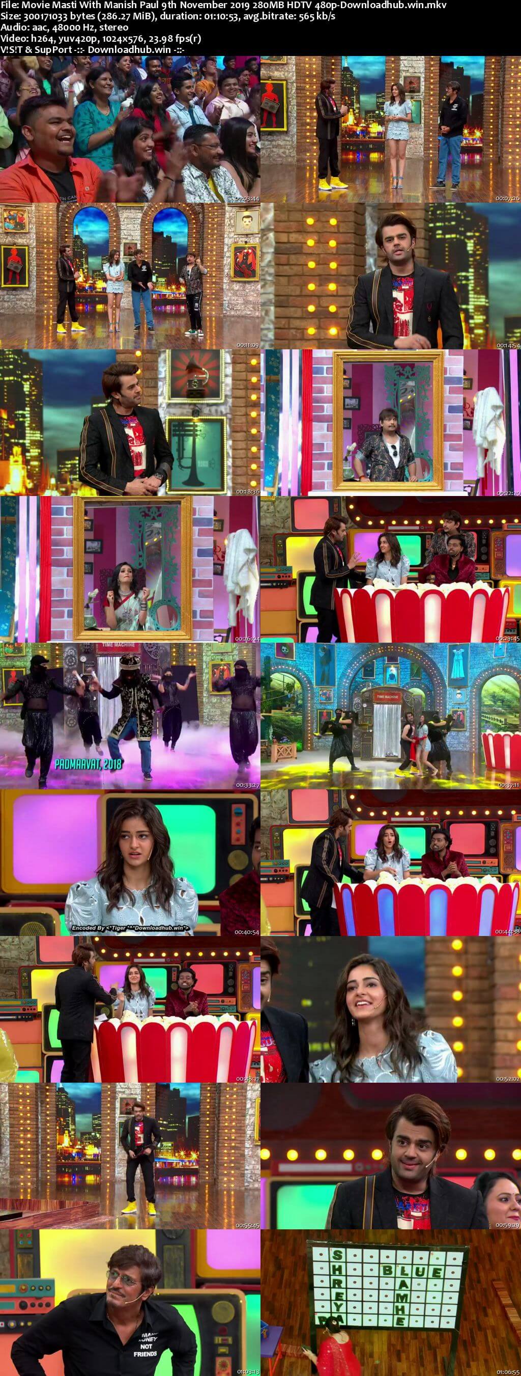 Movie Masti With Manish Paul 09 November 2019 Episode 11 HDTV 480p