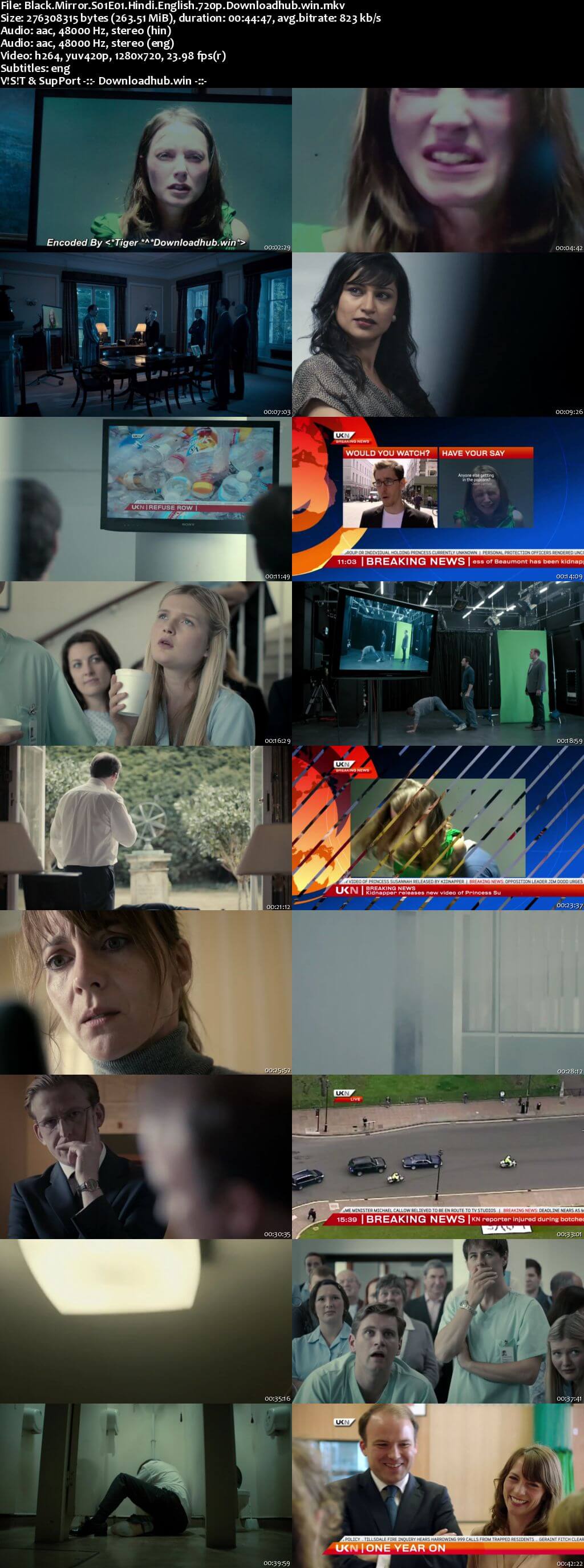 Black Mirror S01 Complete Hindi Dual Audio 720p Web-DL ESubs