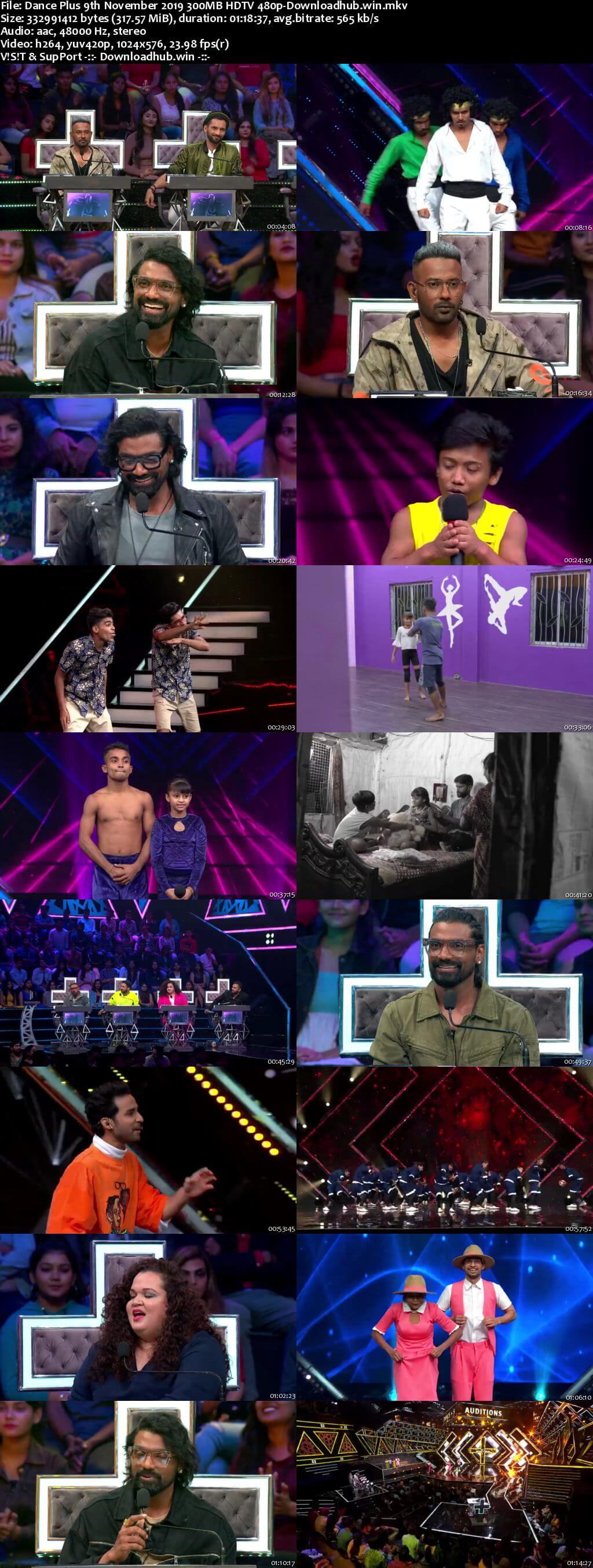 Dance Plus 09 November 2019 Episode 01 HDTV 480p