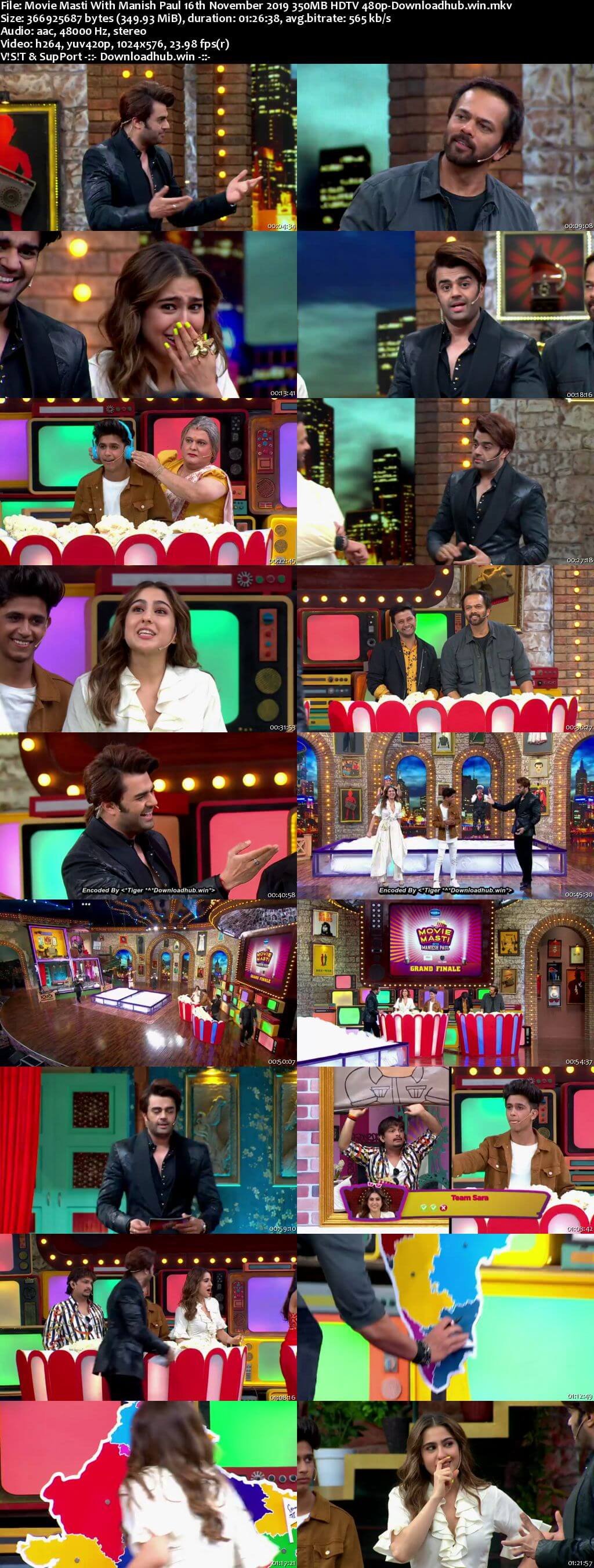 Movie Masti With Manish Paul 16 November 2019 Episode 13 HDTV 480p