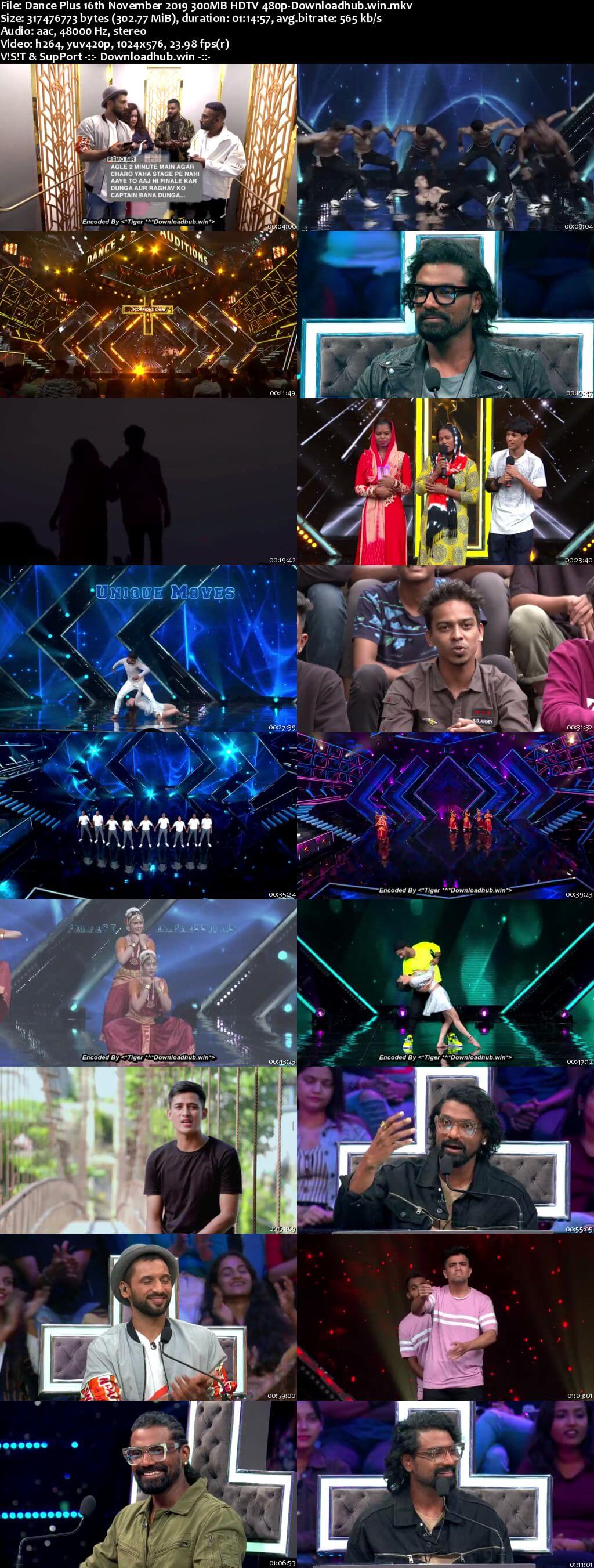 Dance Plus 16 November 2019 Episode 03 HDTV 480p