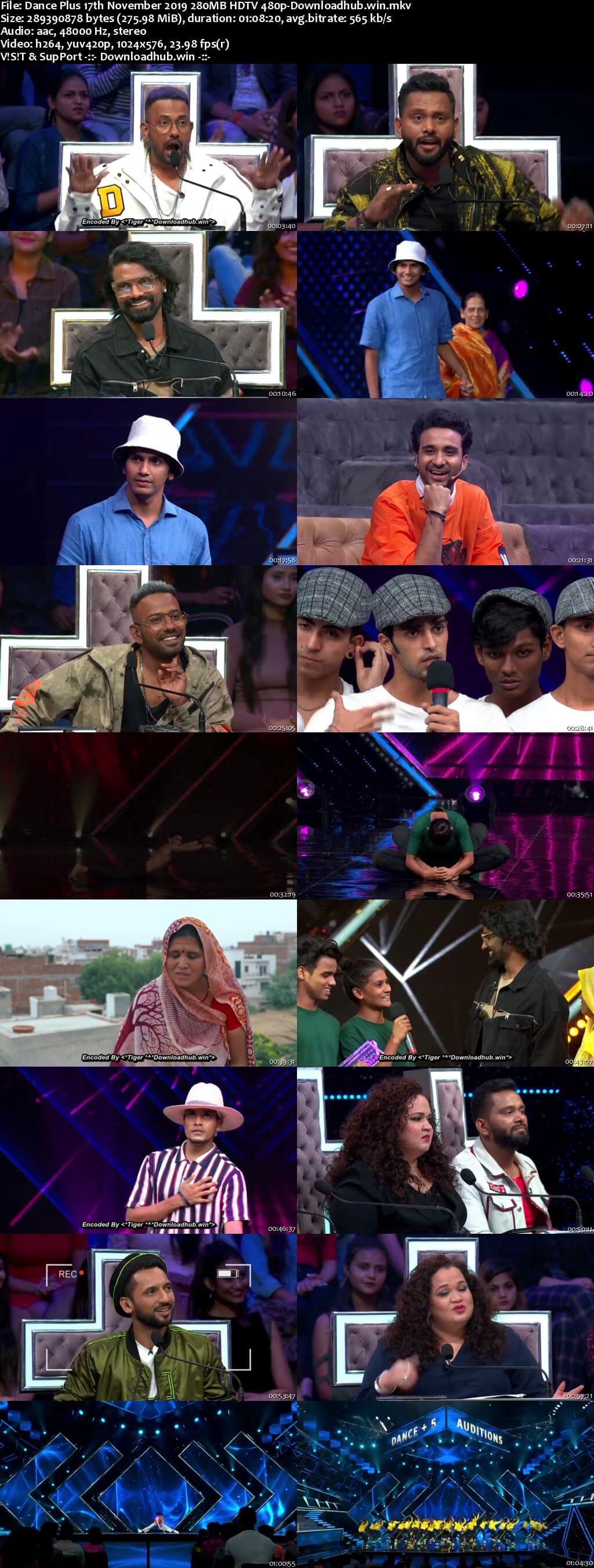 Dance Plus 17 November 2019 Episode 04 HDTV 480p