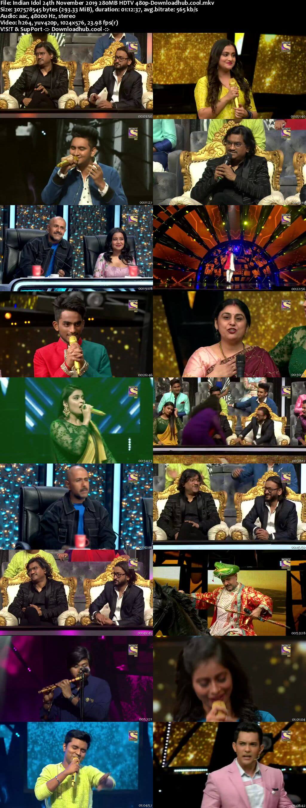 Indian Idol 24 November 2019 Episode 14 HDTV 480p