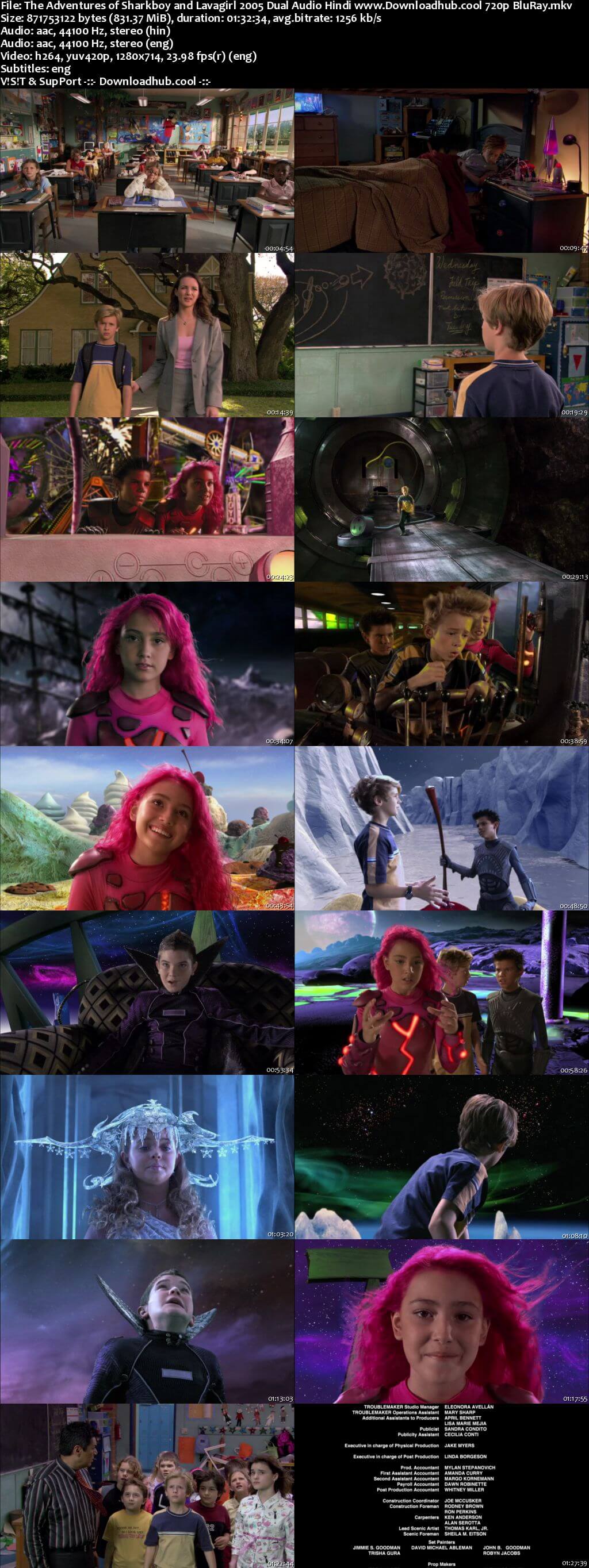 The Adventures of Sharkboy and Lavagirl 2005 Hindi Dual Audio 720p BluRay ESubs