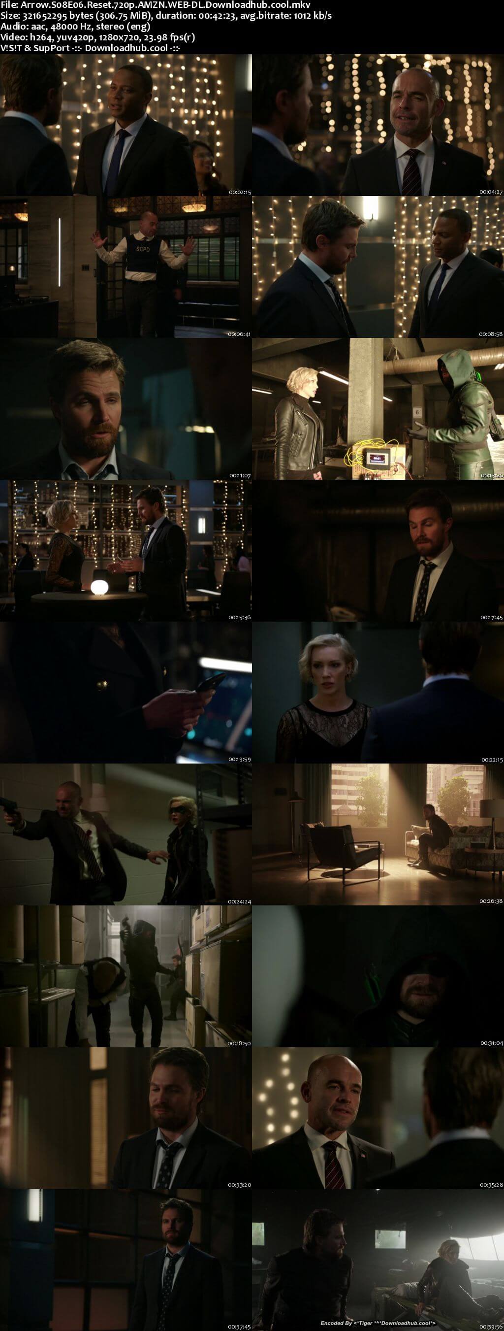 Arrow S08E06 300MB AMZN WEB-DL 720p ESubs