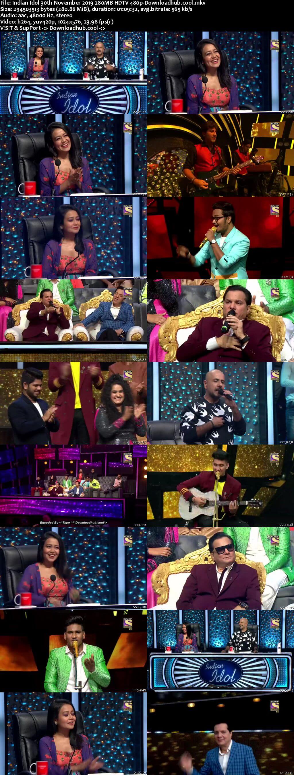 Indian Idol 30 November 2019 Episode 15 HDTV 480p