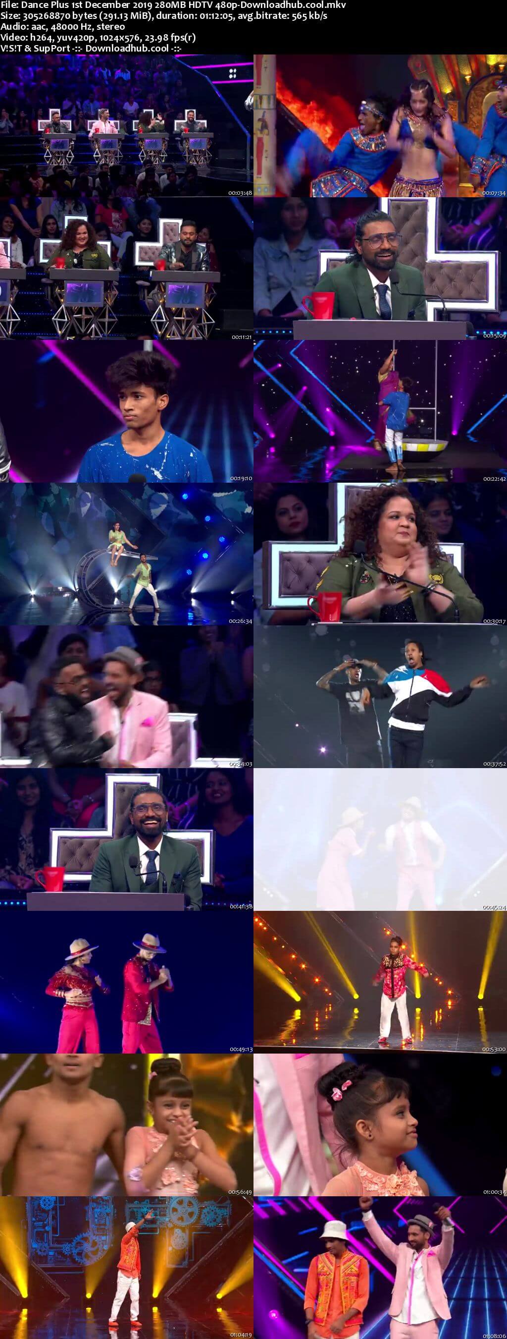 Dance Plus 01 December 2019 Episode 08 HDTV 480p