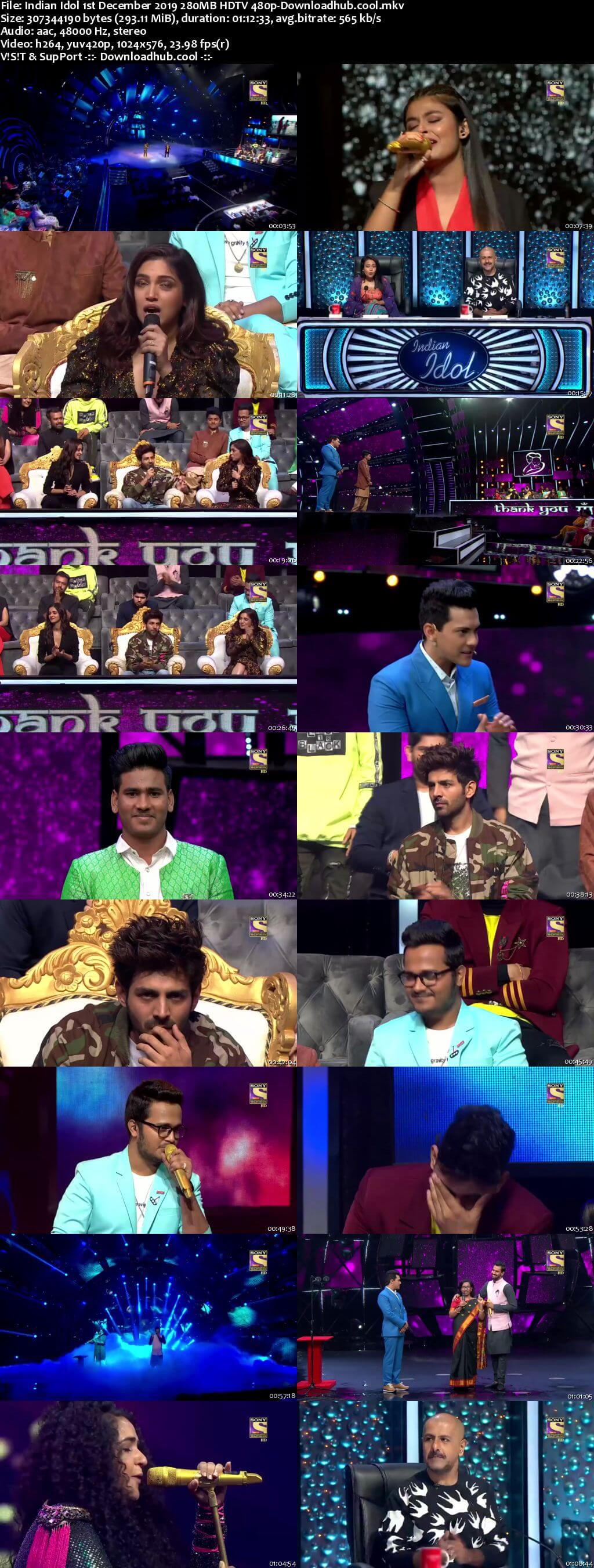 Indian Idol 01 December 2019 Episode 16 HDTV 480p