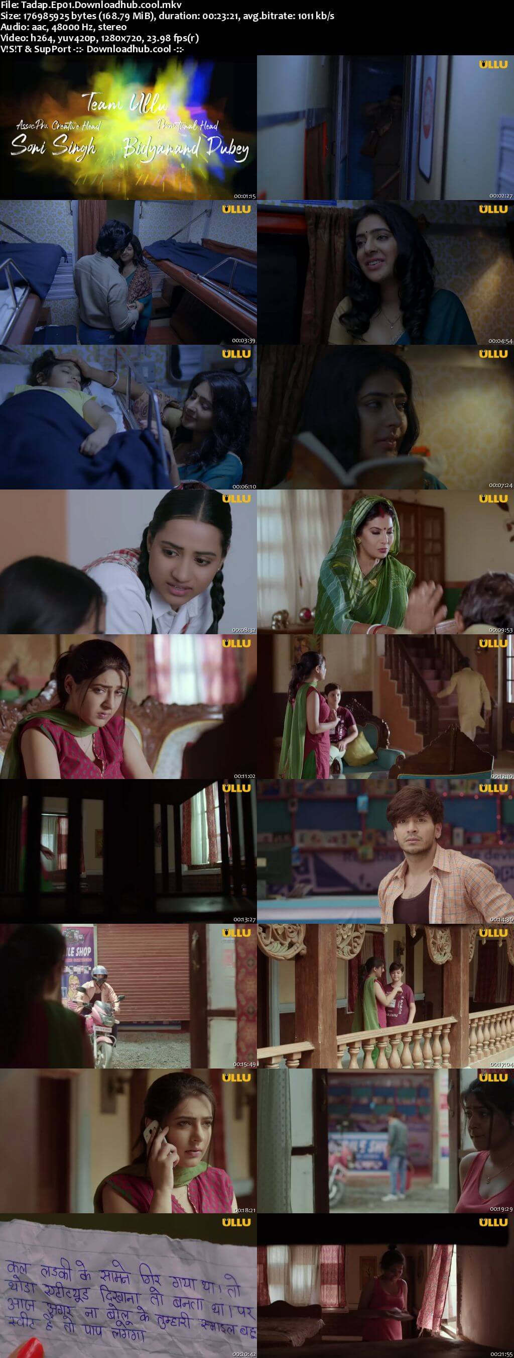 Tadap 2019 Hindi S01 ULLU WEB Series Complete 720p HDRip x264