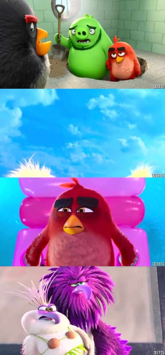 The Angry Birds 2 (2019) BRRip 720p 480p Dual Audio Hindi English Full Movie Download