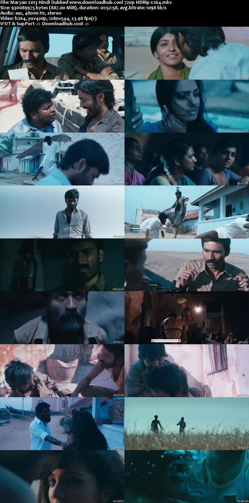 Maryan 2013 Hindi Dubbed 720p HDRip x264