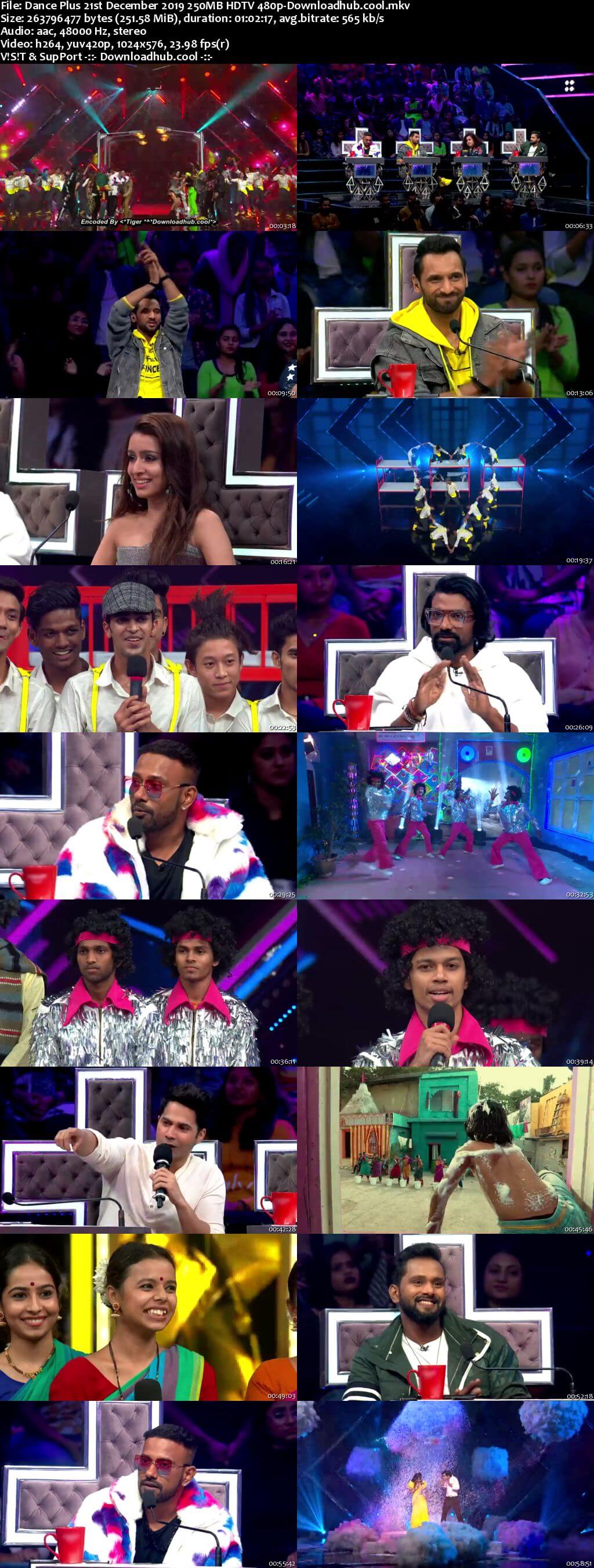 Dance Plus 21 December 2019 Episode 13 HDTV 480p