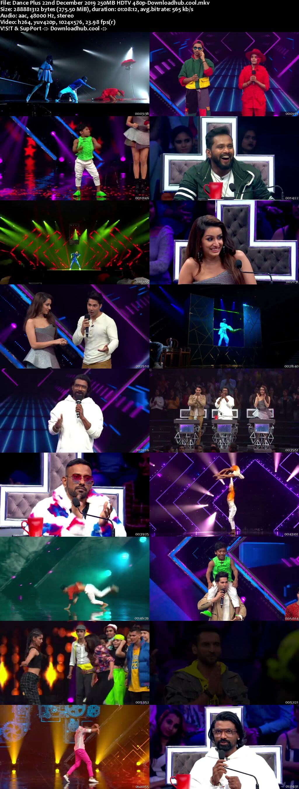 Dance Plus 22 December 2019 Episode 14 HDTV 480p