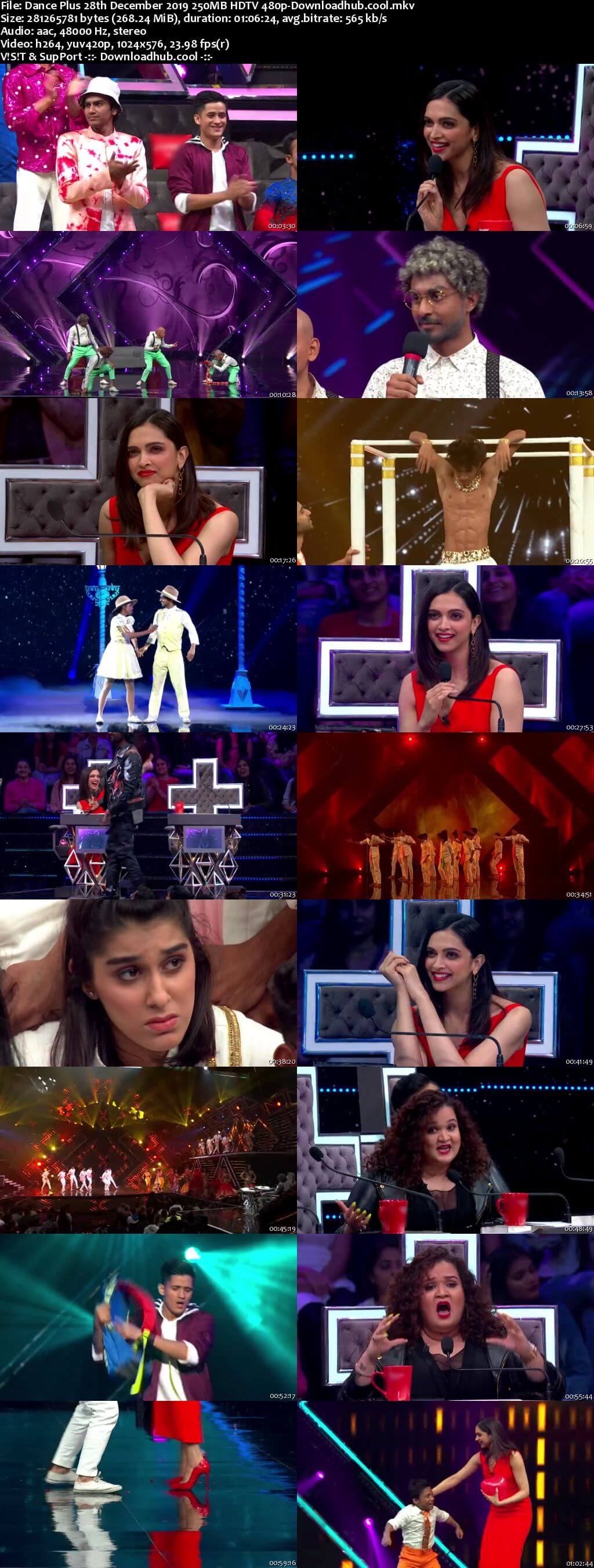 Dance Plus 28 December 2019 Episode 15 HDTV 480p