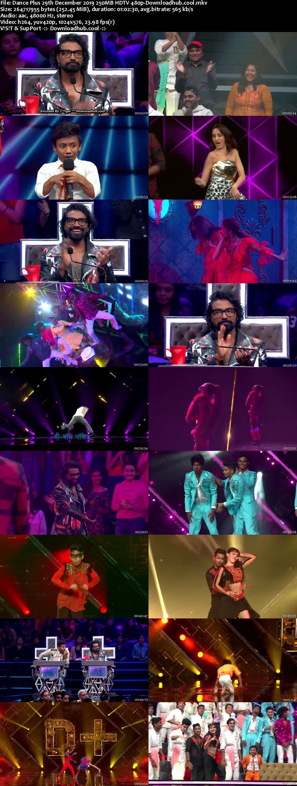 Dance Plus 29 December 2019 Episode 16 HDTV 480p