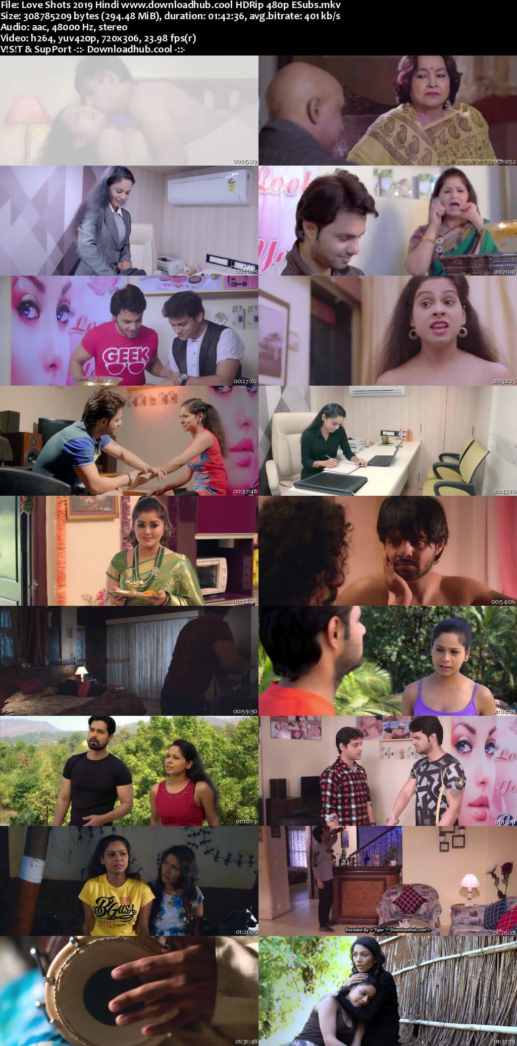 Love Shots 2019 Hindi 300MB HDRip 480p ESubs