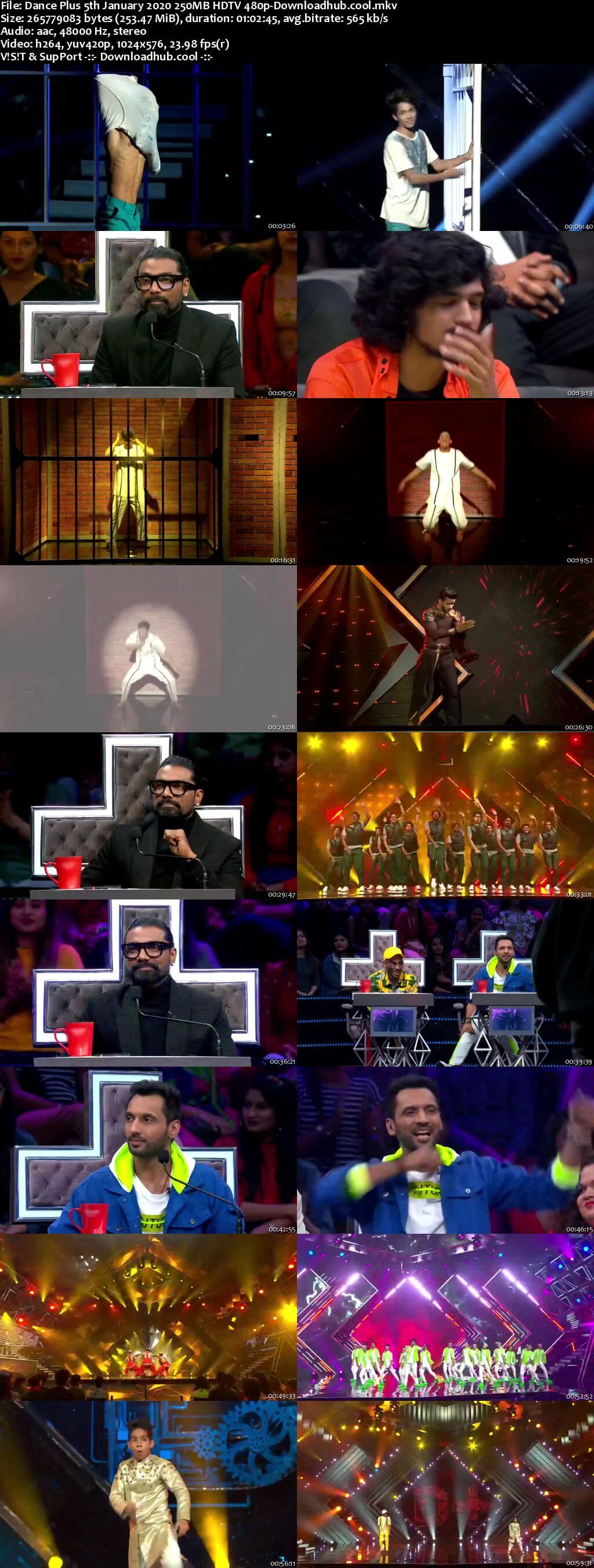 Dance Plus 05 January 2020 Episode 18 HDTV 480p