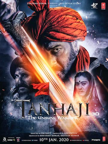 Tanhaji The Unsung Warrior 2020 Hindi 720p 480p pDVDRip  January 11, 2020  Pre Release T   Tanhaji The Unsung Warrior 2020 Hindi Movie Download   IMDB Ratings: 9.0/10 Genres: Action, Biography, Drama Language: Hindi Quality: pDVDRip Size: 1.2GB, 400MB Director: Om Raut Writers: Prakash Kapadia, Om Raut Stars: Ajay Devgn, Saif Ali Khan, Kajol  Movie Plot: It is based on the life of Tanaji Malusare, a 17th-century Maharashtrian Marathi military leader.  Tanhaji The Unsung Warrior 2020 Hindi 720p 480p pDVDRip  Watch Online WATCH ONLINE HERE  Download Full hd 