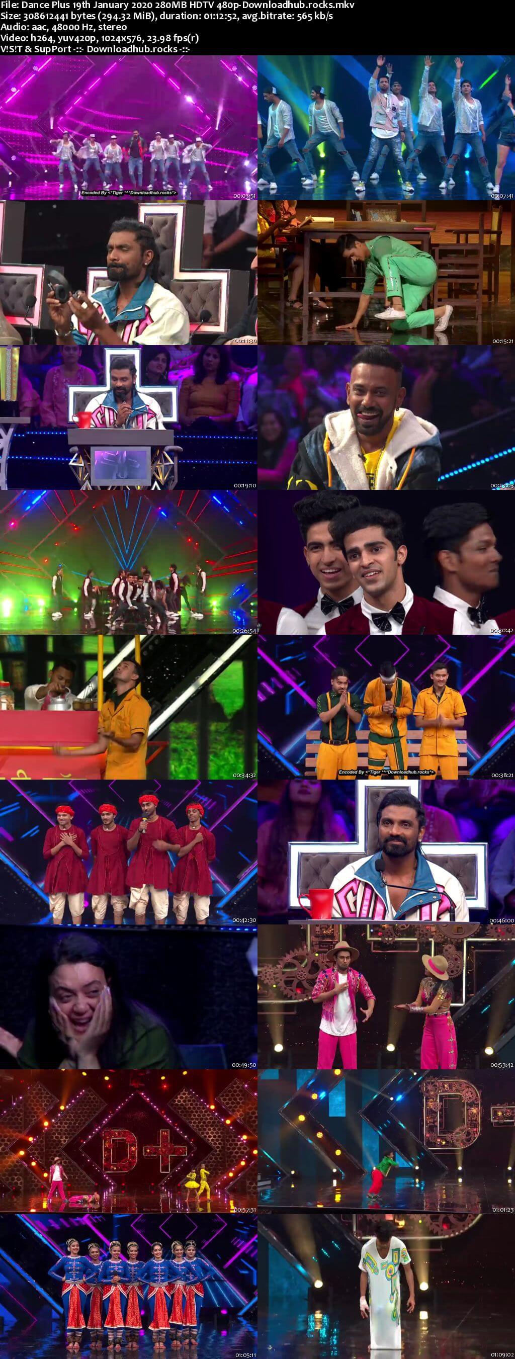 Dance Plus 19 January 2020 Episode 22 HDTV 480p