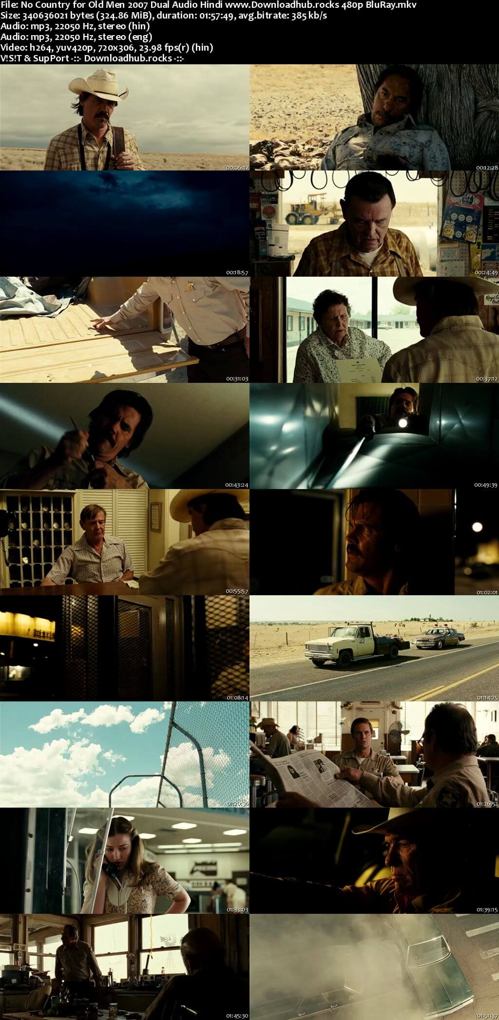 No Country for Old Men 2007 Hindi Dual Audio 300MB BluRay 480p ESubs