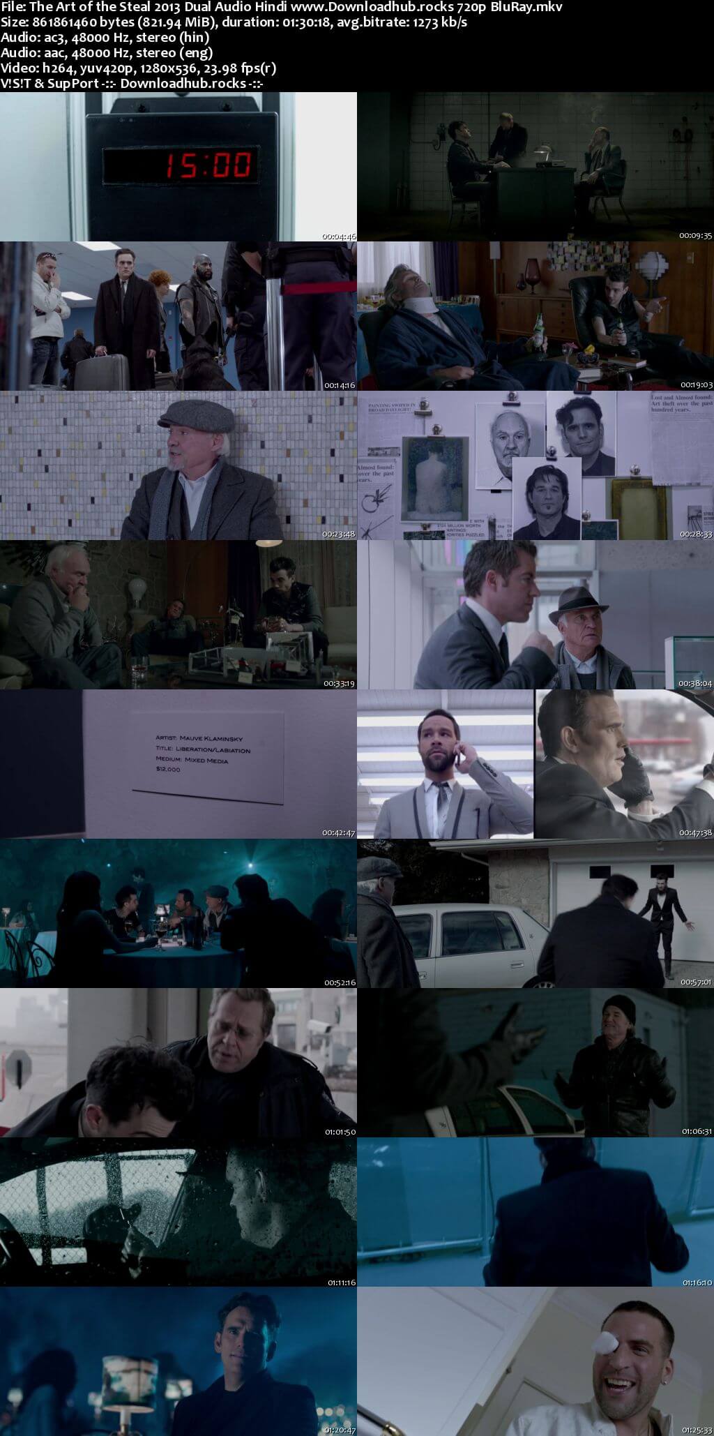 The Art of the Steal 2013 Hindi Dual Audio 720p BluRay ESubs