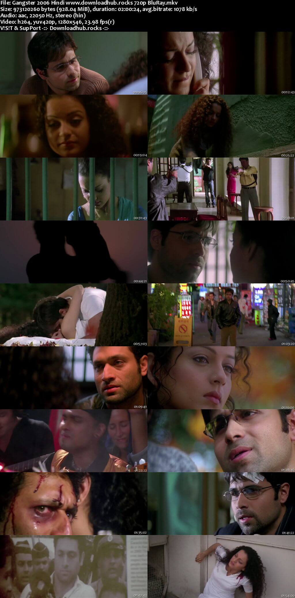 Gangster 2006 Hindi 720p BluRay ESubs