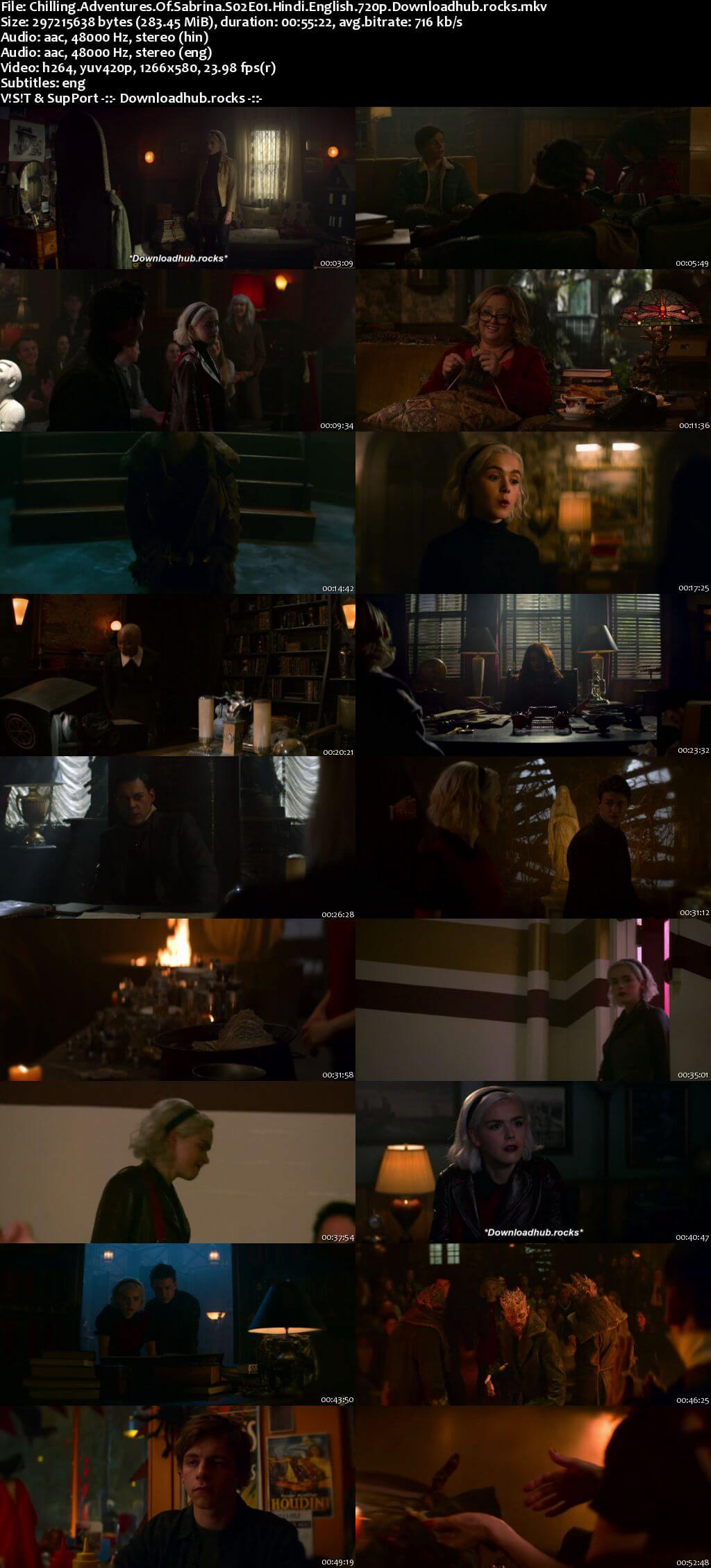 Chilling Adventures of Sabrina S02 Complete Hindi Dual Audio 720p Web-DL ESubs