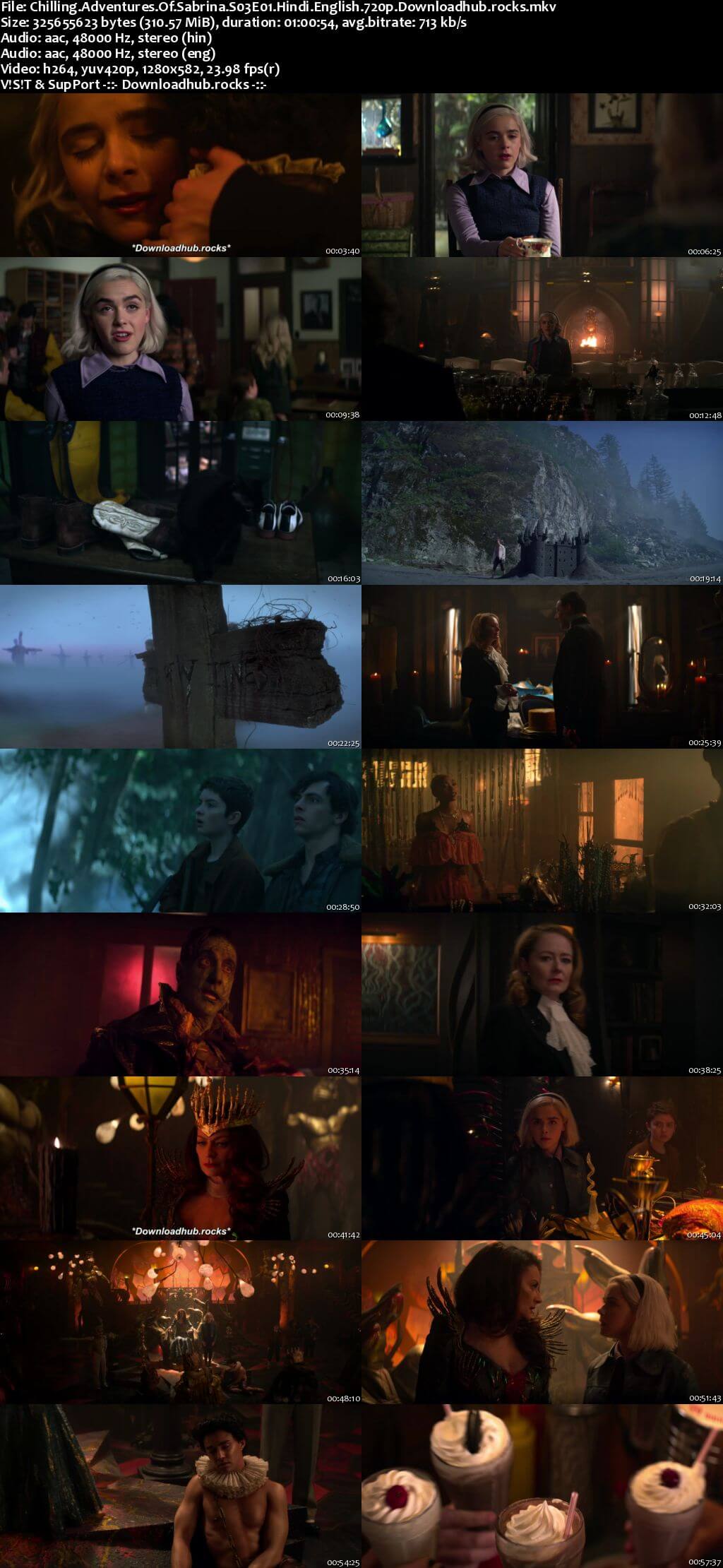 Chilling Adventures of Sabrina S03 Complete Hindi Dual Audio 720p Web-DL ESubs