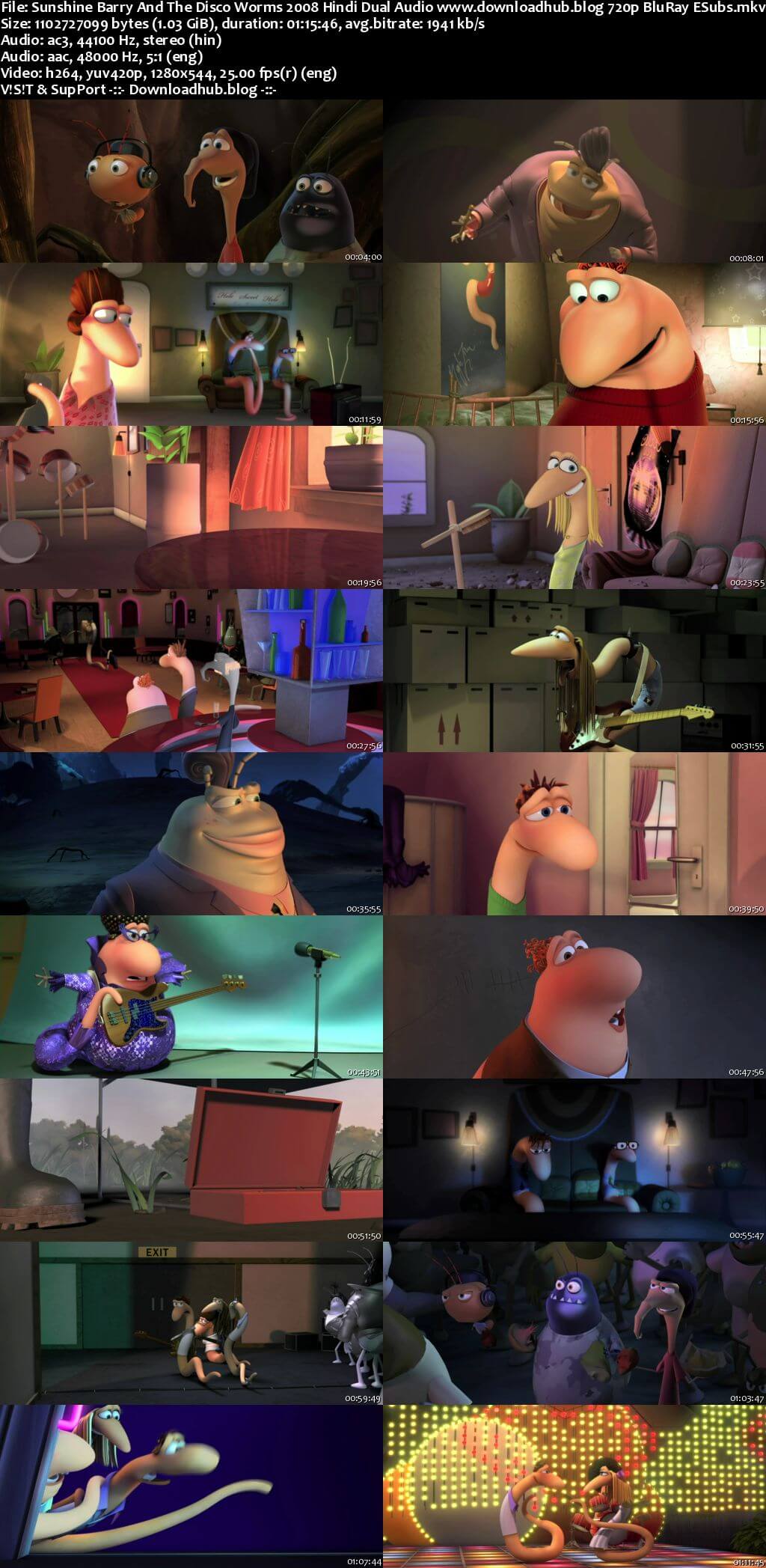 Sunshine Barry And The Disco Worms 2008 Hindi Dual Audio 720p BluRay ESubs