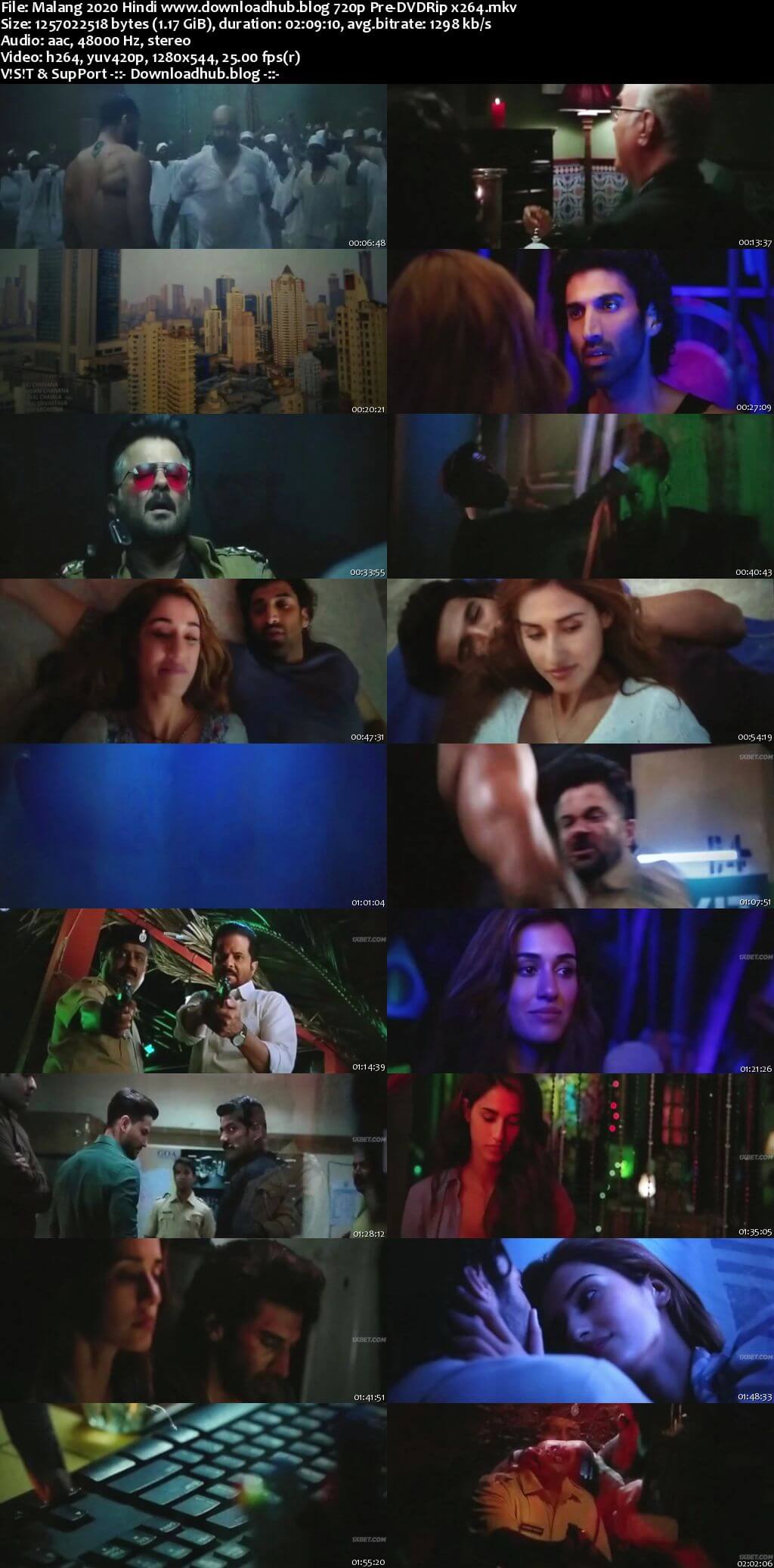 Malang 2020 Hindi 720p 480p Pre-DVDRip x264