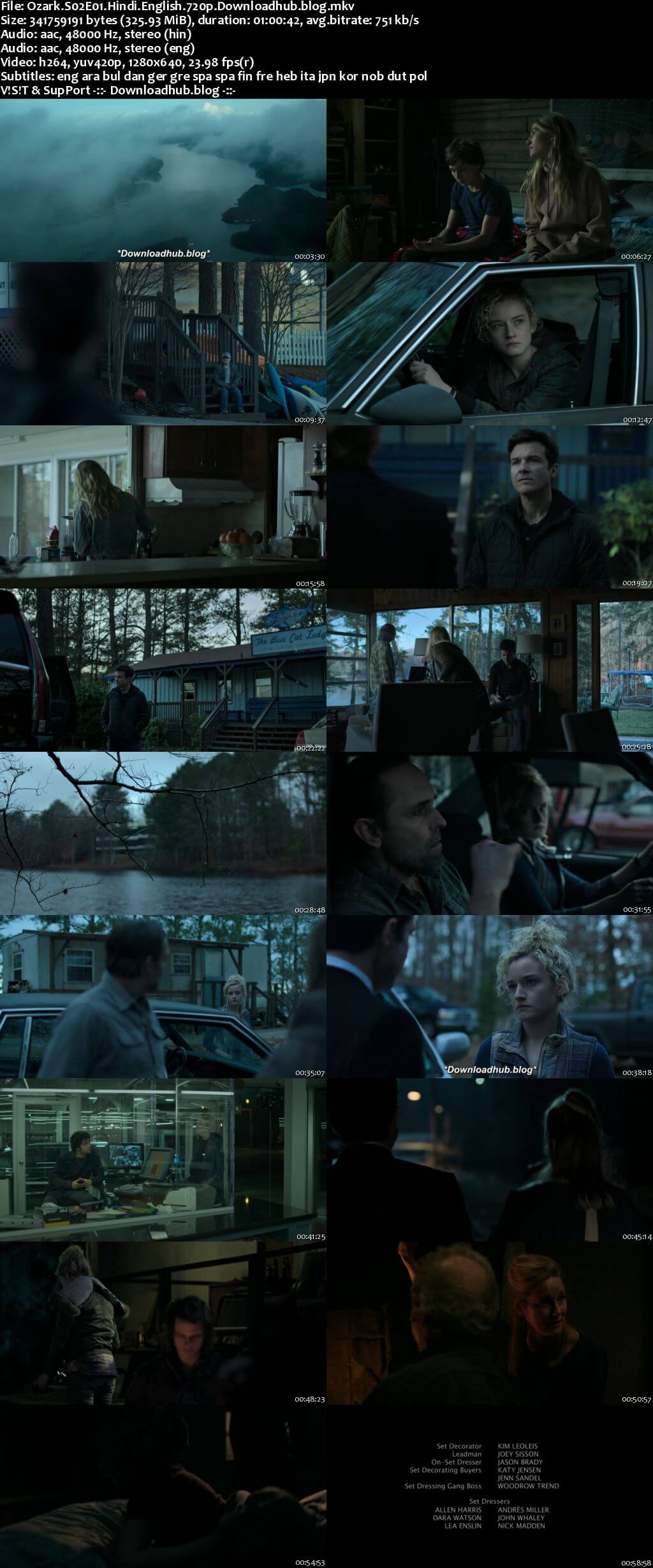 Ozark S02 Complete Hindi Dual Audio 720p Web-DL MSubs