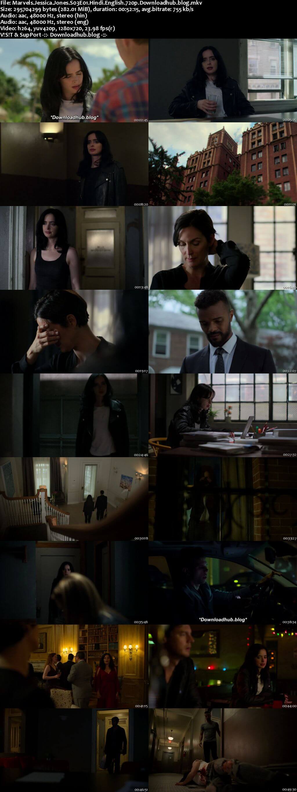 Marvels Jessica Jones S03 Complete Hindi Dual Audio 720p Web-DL ESubs