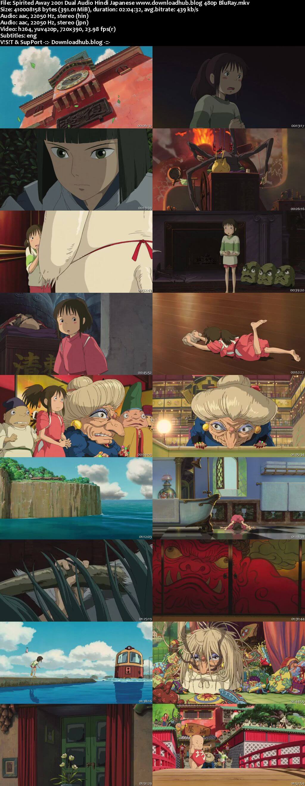 Spirited Away 2001 Hindi Dual Audio 350MB BluRay 480p ESubs Spirited Away 2001 Hindi Dual Audio 350MB BluRay 480p ESubs